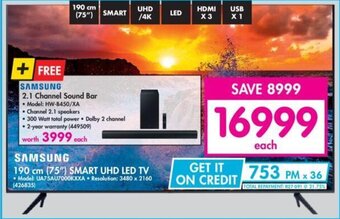 Makro SAMSUNG 2.1 Channel Sound Bar offer
