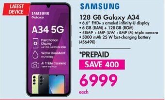 Makro SAMSUNG 128 GB Galaxy A34 offer