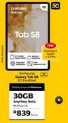 MTN Samsung galaxy tab s8 5g enabled-on mobile internet platinum offer