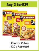 Game Knorrox cubes assorted-for 3 x 120g offer