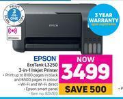 Game Epson eco tank l3250 3 in 1 inkjet printer offer