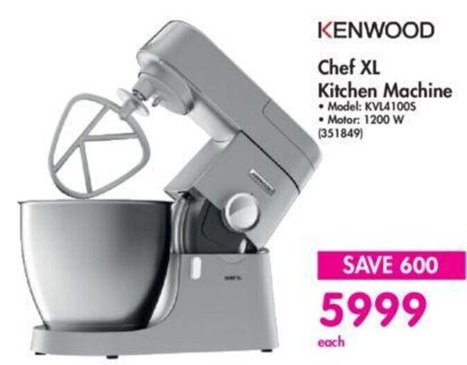 KENWOOD Chef XL Kitchen Machine offer at Makro