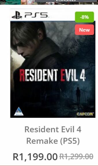 BT Games Resideny evil 4 remake (ps5) offer