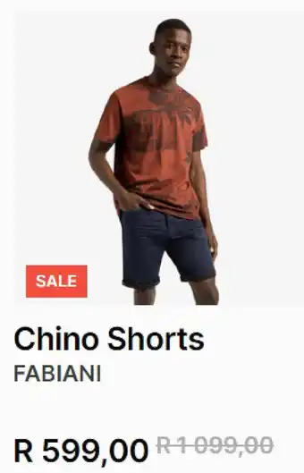 Fabiani Chino shorts offer