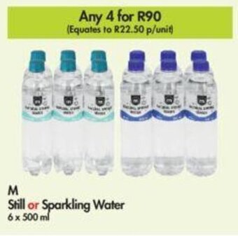 M Still or Sparkling Water