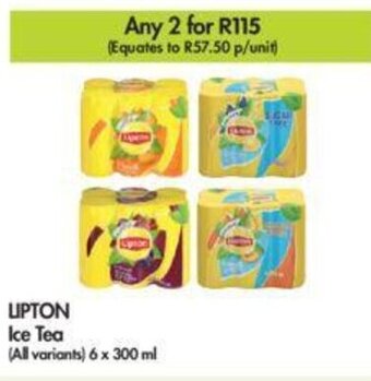 Makro LIPTON Ice Tea (All variants) 6 x 300 ml offer
