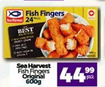Take 'n Pay Sea Harvest Fish Fingers Original 600g offer