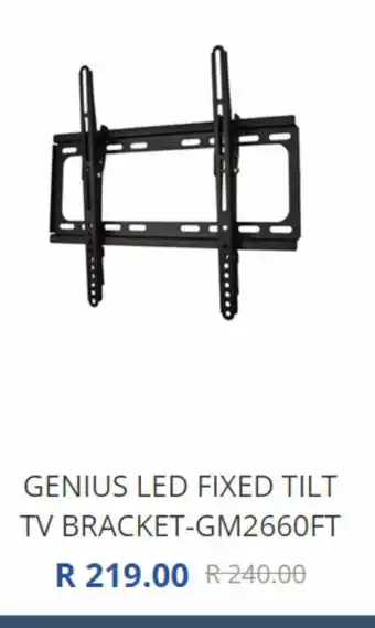 Mitabyte Genius led fixed tilt tv bracket -gm2660ft offer