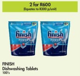 Makro FINISH Dishwashing Tablets 100's offer