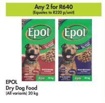 Makro EPOL Dry Dog Food (All variants) 20 kg offer