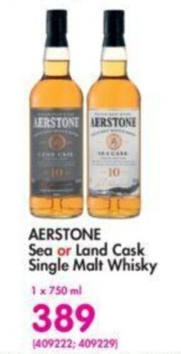 AERSTONE Sea or Land Cask Single Malt Whisky