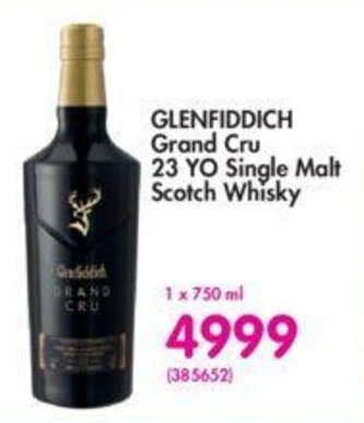 Makro GLENFIDDICH Grand Cru 23 YO Single Malt Scotch Whisky offer