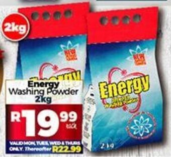 Take 'n Pay Energy Washing Powder 2kg offer