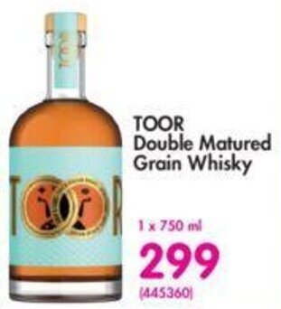 TOOR Double Matured Grain Whisky