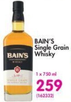 Makro BAIN'S Single Grain Whisky offer