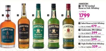 Makro JAMESON 18 YO Limited Reserve Irish Whiskey offer