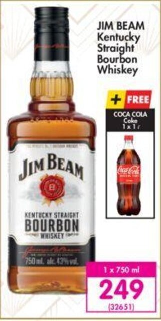 JIM BEAM Kentucky Straight Bourbon Whiskey