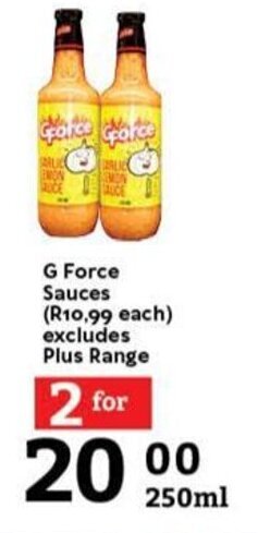 Oxford Freshmarket G Force Sauces offer