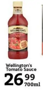 Oxford Freshmarket Wellington's Tomato Sauce offer