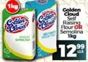 Take 'n Pay Golden Cloud Self Raising or Flour or Semolina 1kg offer