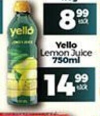 Take 'n Pay Yello Lemon Juice 750ml offer