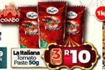 Take 'n Pay La Italiana Tomato Paste 50g offer