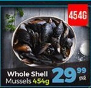 Take 'n Pay Whole Shell Mussels 454g offer
