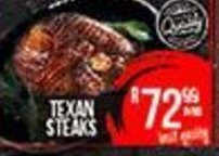 Take 'n Pay Texan Steaks offer
