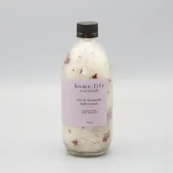 Whitehouse Home.life essentials rose & chamomile bath crystals offer
