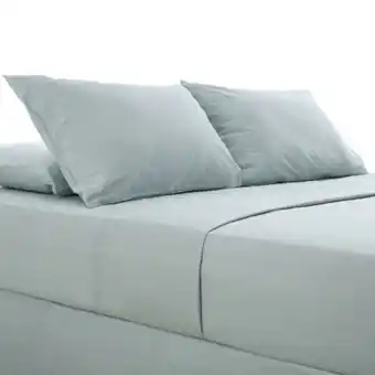 Pillowslips · plain · 200tc · 100% cotton percale · duck egg