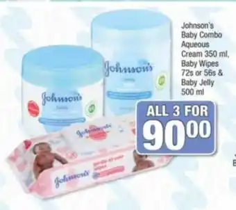 Spar Johnson's Baby Combo Aqueous Cream 350ml offer