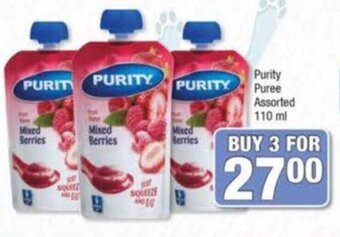 Spar Purity Puree Assorted 110ml offer