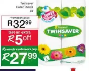 Spar Twinsaver Roller Towels 4's offer