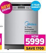 Game Midea 14 place dishwasher wqp12-j7635e offer