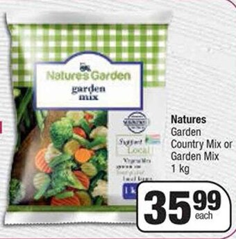 Natures Garden Country Mix or Garden Mix 1 kg