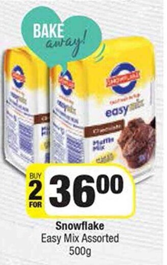 Snowflake Easy Mix Assorted 500g