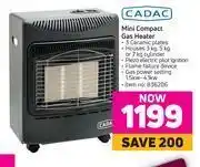 Game Cadac mini compact gas heater offer