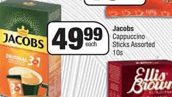 Spar Jacobs Cappuccino Sticks Assorted 10s offer