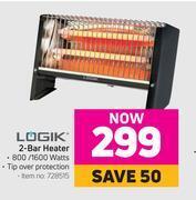 Game Logik 2 bar heater offer
