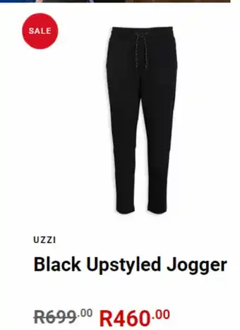 Truworths Black upstyled jogger offer