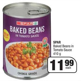 Spar SPAR Baked Beans in Tomato Sauce 410 g offer