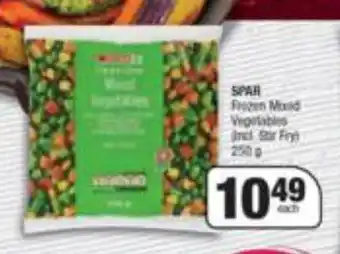 Spar Vegetable spar 250g offer