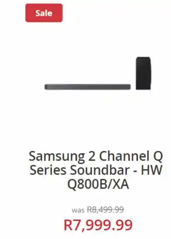 Hirsch's Samsung 2 channel soundbar offer