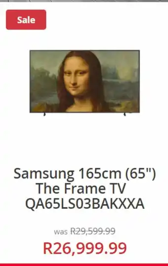 Hirsch's Samsung 165cm 65'' the frame tv offer