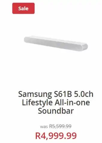 Hirsch's Samsung all in one soundbar offer
