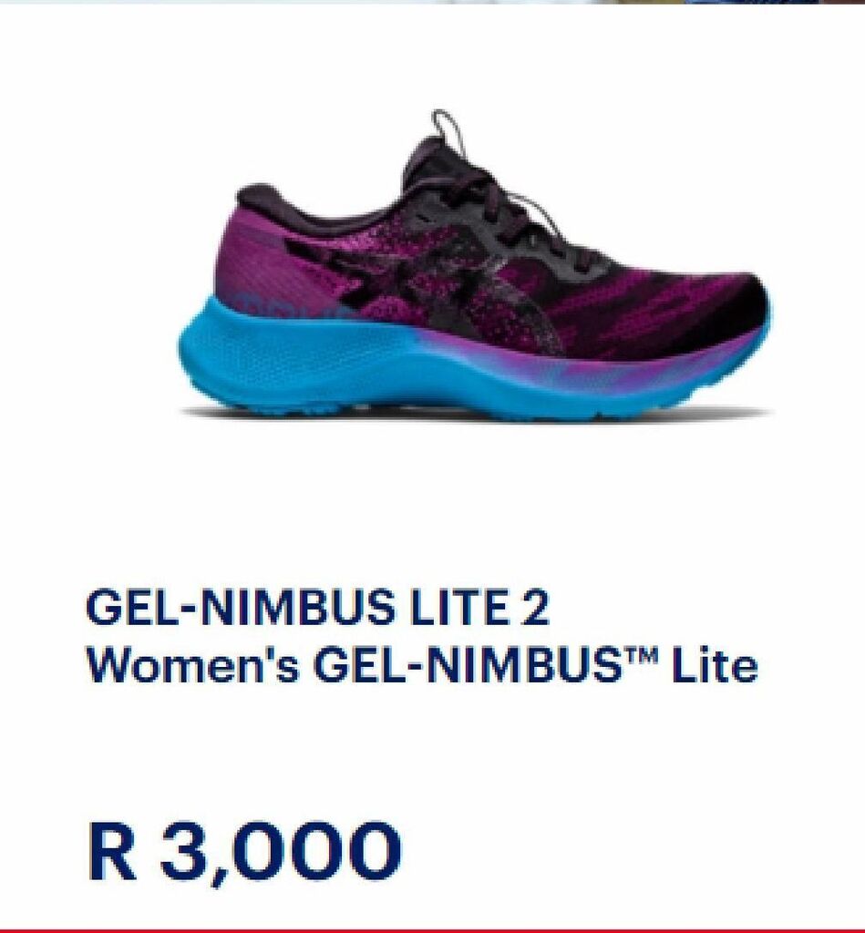 Gel nimbus lite 2 women's gel nimbus lite offer at Asics