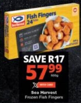 Checkers Sea Harvest Frozen Fish Fingers offer