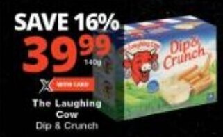 Checkers The Laughing Cow Dip & Crunch offer