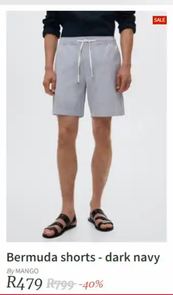 Bermuda shorts dark navy