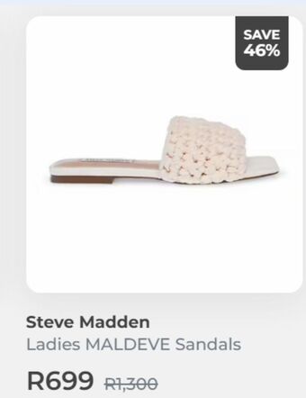 OneDayOnly Steve madden ladies maldeve sandals offer